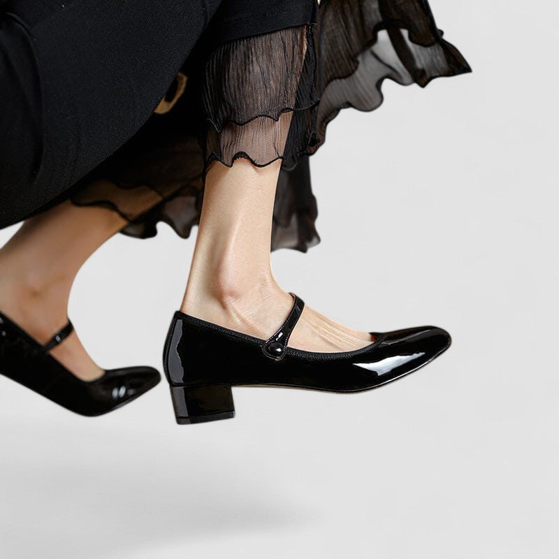 Versatile red women's classic shoes, offering elegant style and supportive all-day comfort.