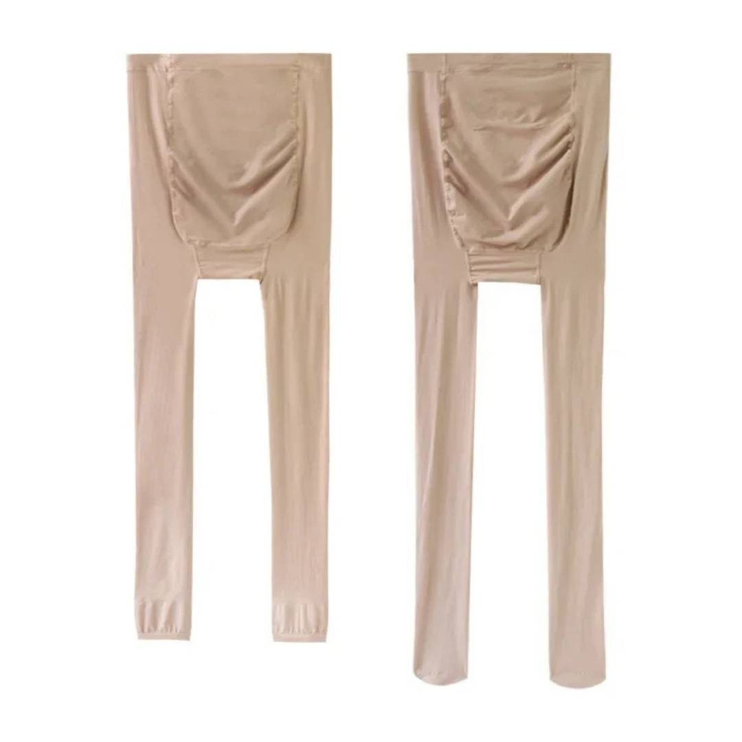 Stylish women's maternity tights, providing effective compression for pregnancy support, circulation & comfort.