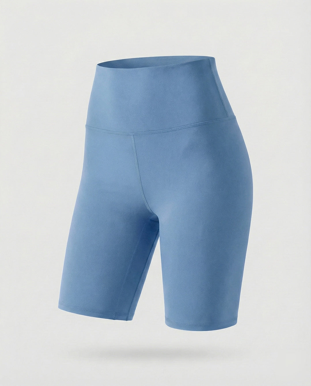 Stylish women's bike shorts, high waisted and stretchy, ideal for a chic casual look.