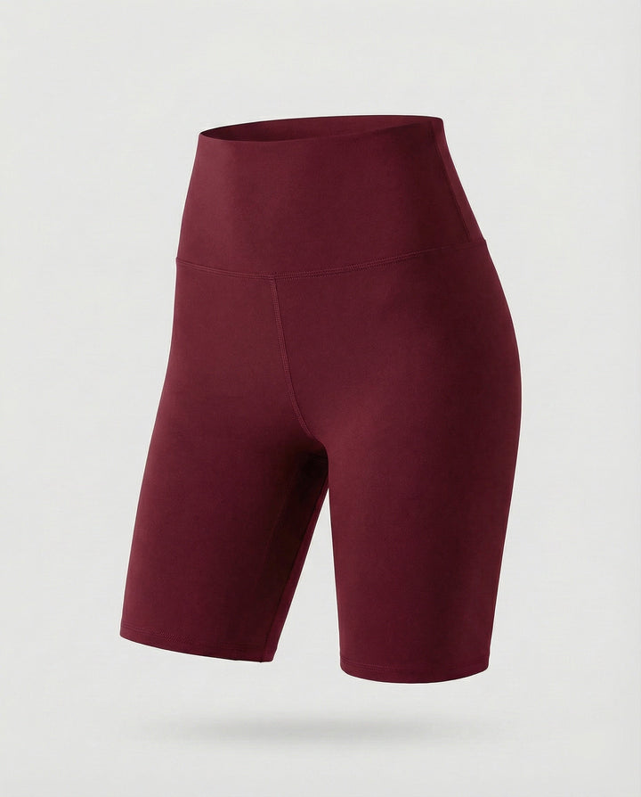 Women's athletic high waisted shaping shorts, versatile for gym, yoga, and everyday comfort.