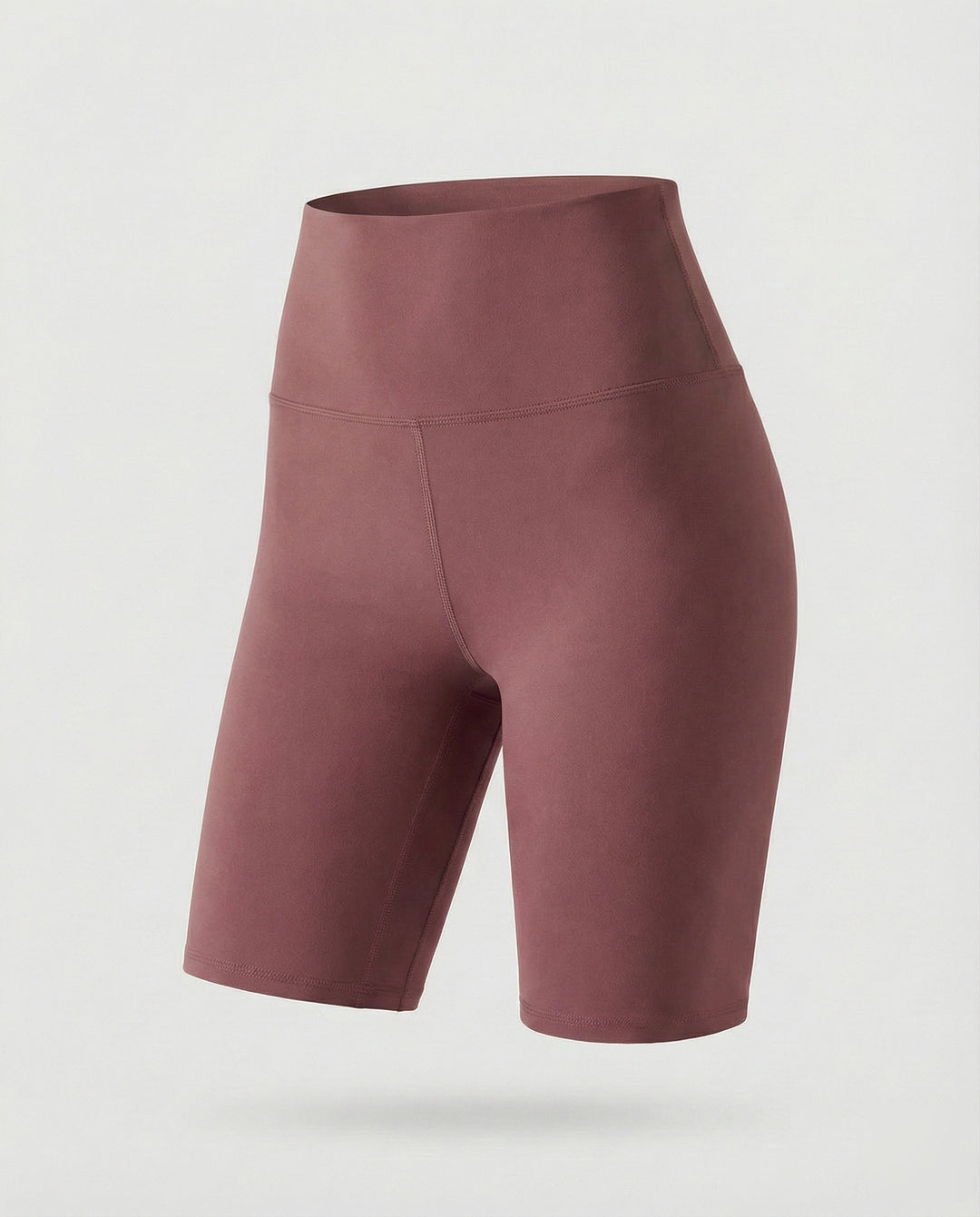 Women's stretchy high waisted shorts, perfect for bike rides, yoga, or a relaxed summer day.