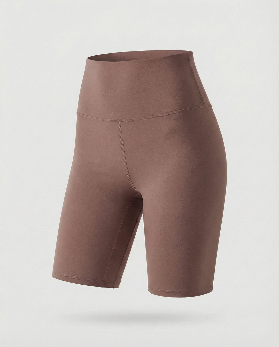 High waisted women's bike shorts, providing shaping support for active or leisure wear.