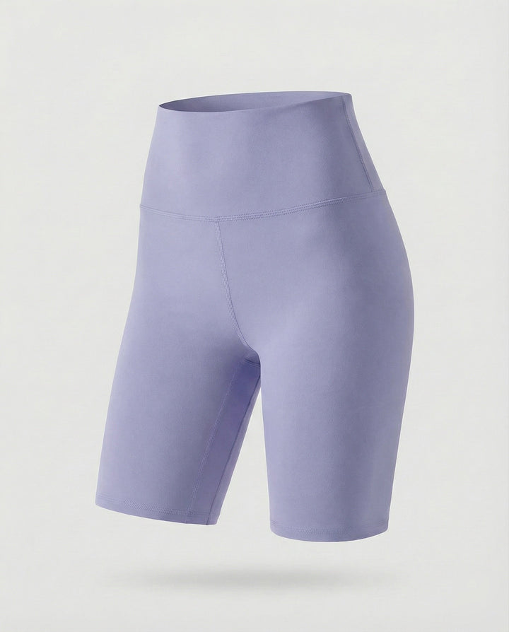 Women's comfortable high waisted bike shorts, excellent for yoga, cycling, and everyday.