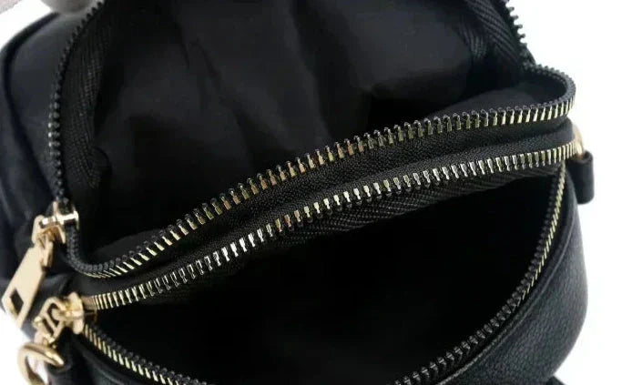High-quality genuine leather women's vintage shoulder bag, durable handbag.