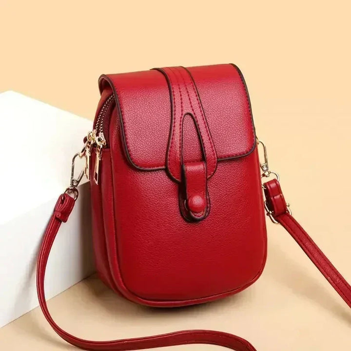 Retro fashion women's genuine leather crossbody bag, perfect as a shoulder handbag.