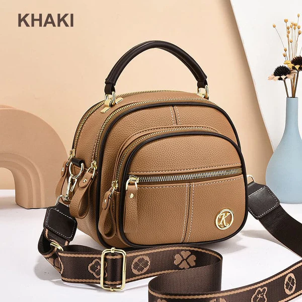 Durable women's leather handbag, a classic and chic shoulder bag built to last for everyday fashion.