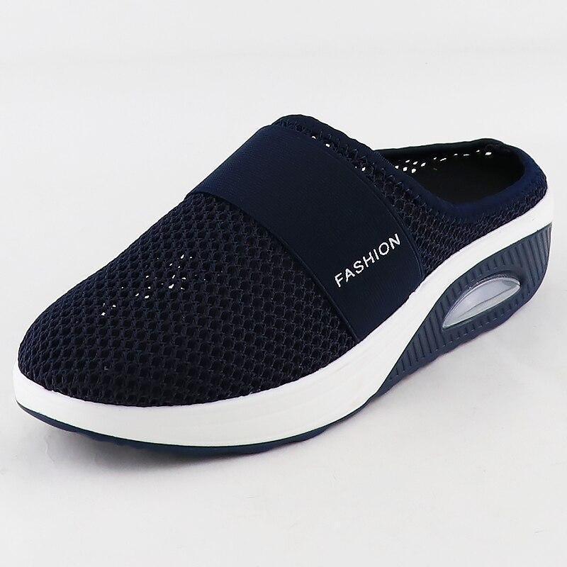 Orthopedic walking shoes for women with edema; extra-wide toe box relieves foot pain & pressure.