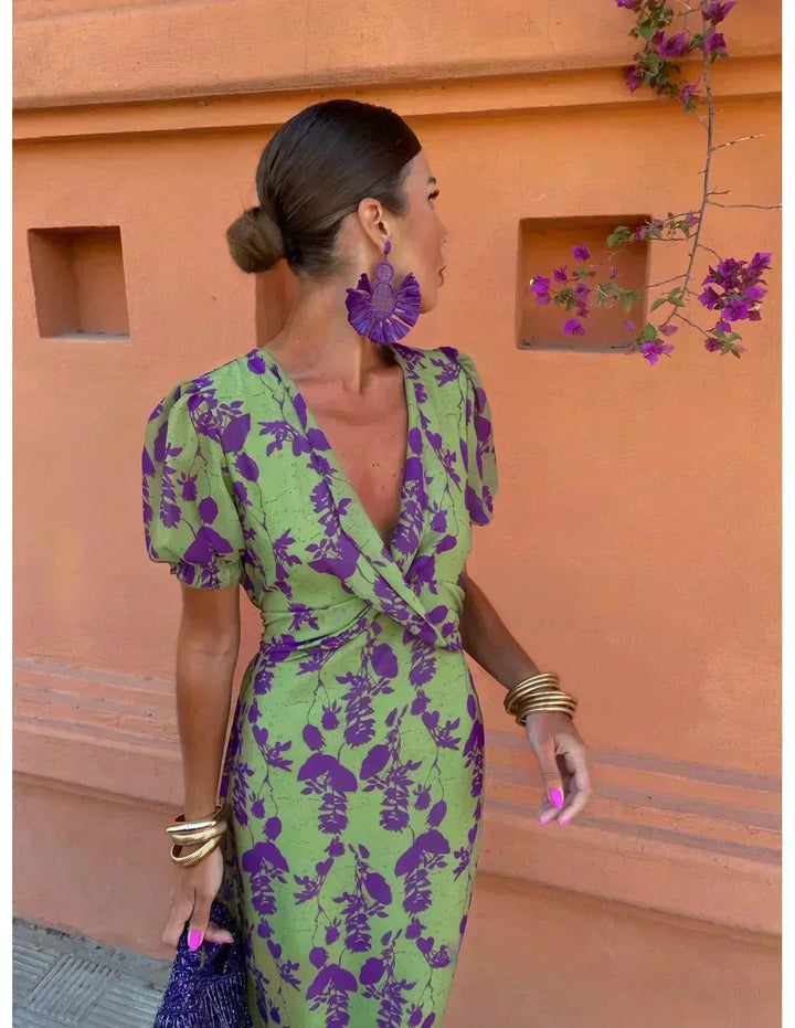 Elegant Printed Dress