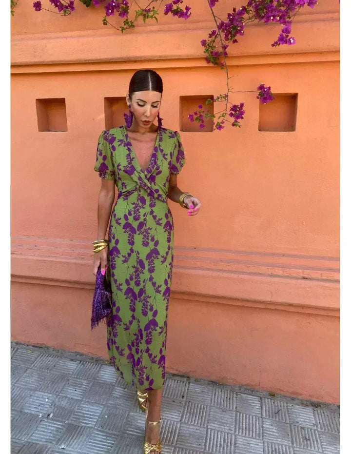 Elegant Printed Dress