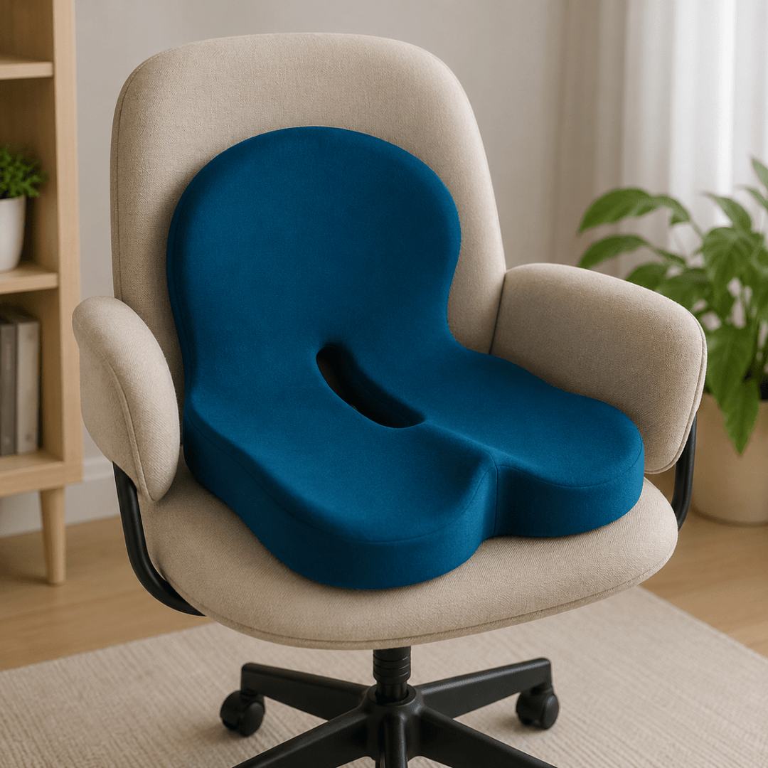 Premium adult memory foam pillow for neck & back comfort. Ergonomic design, pressure relief for quality sleep & rest.