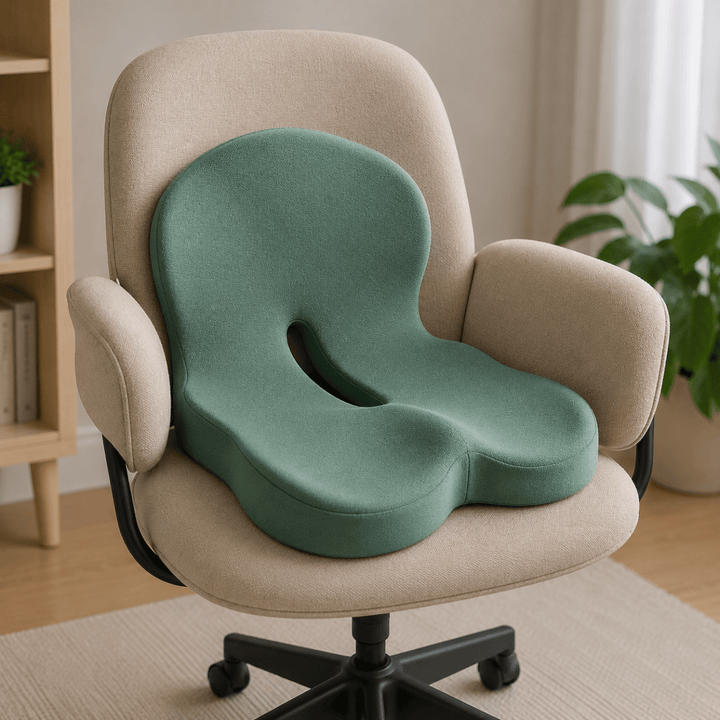 Experience better sleep with this adult memory foam pillow, offering ergonomic neck & back support & pressure relief.