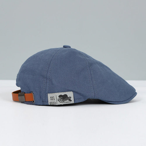 Elegant men's headwear: a versatile adjustable beret for formal or casual wear.