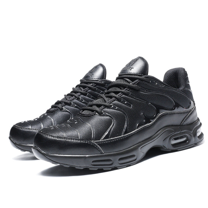 Men's black lightweight water-resistant steel toe safety shoes for ultimate protection and comfort.