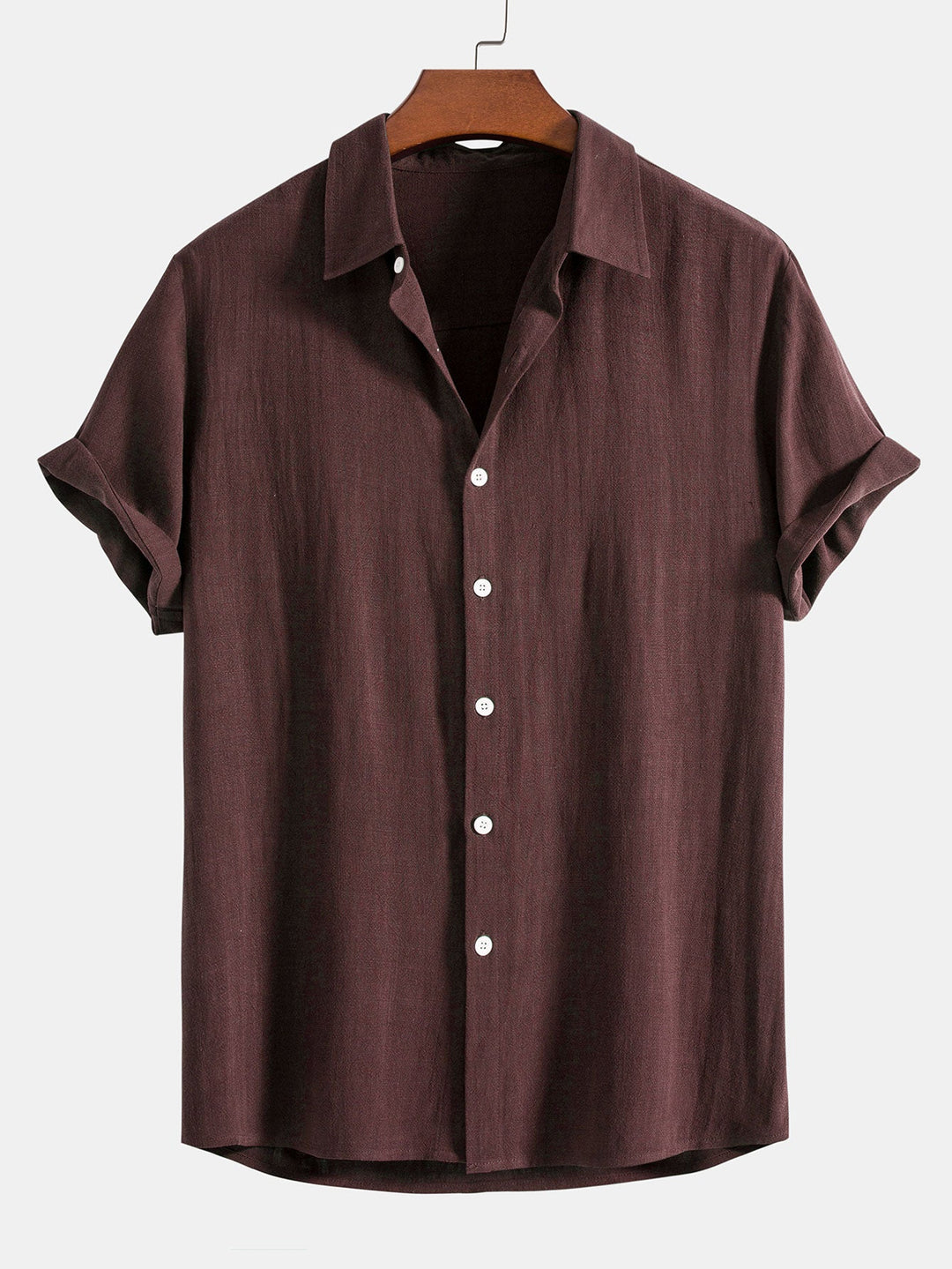 Men's linen-style matching set for a relaxed summer look