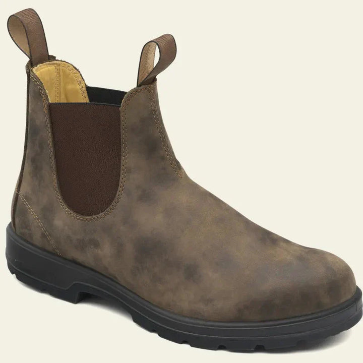 Comfortable slip-on ankle boots for men, ideal for workwear and all-year use.