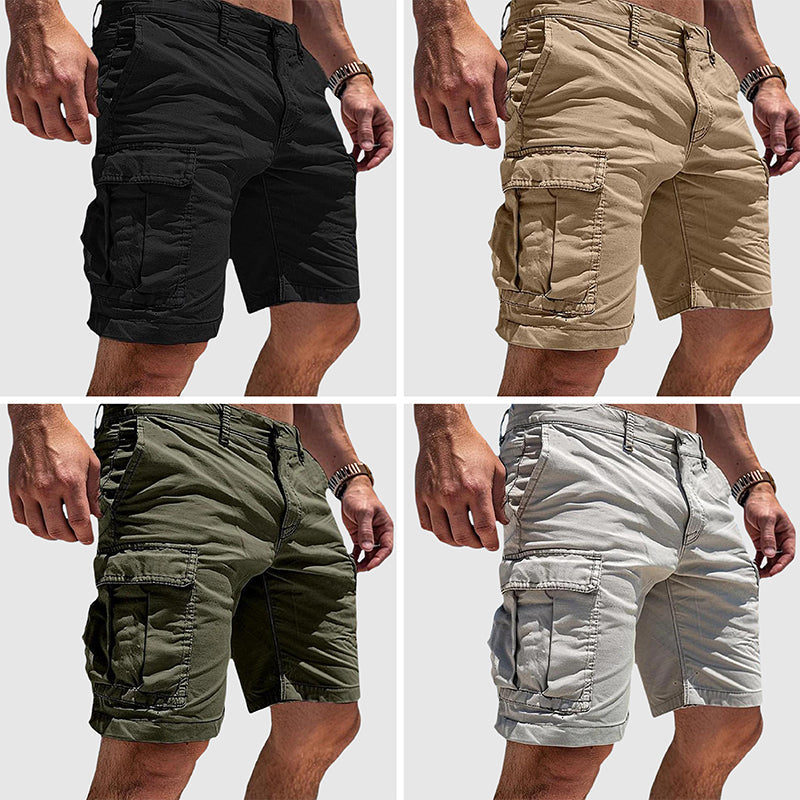 Stylish & comfortable men's cargo shorts, ultimate casual wear with utility pockets for summer.