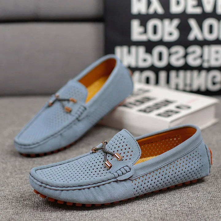 Comfortable men's slip-on shoes with a flexible sole