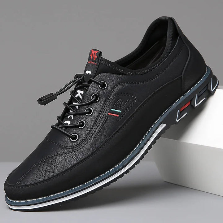 Stylish men's brown Oxford formal shoes, offering comfort & elegance for business meetings and events.