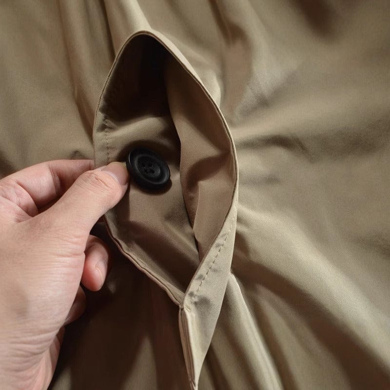 Warm men's classic car coat, ideal cold weather outerwear with a smart casual look for business & daily wear.