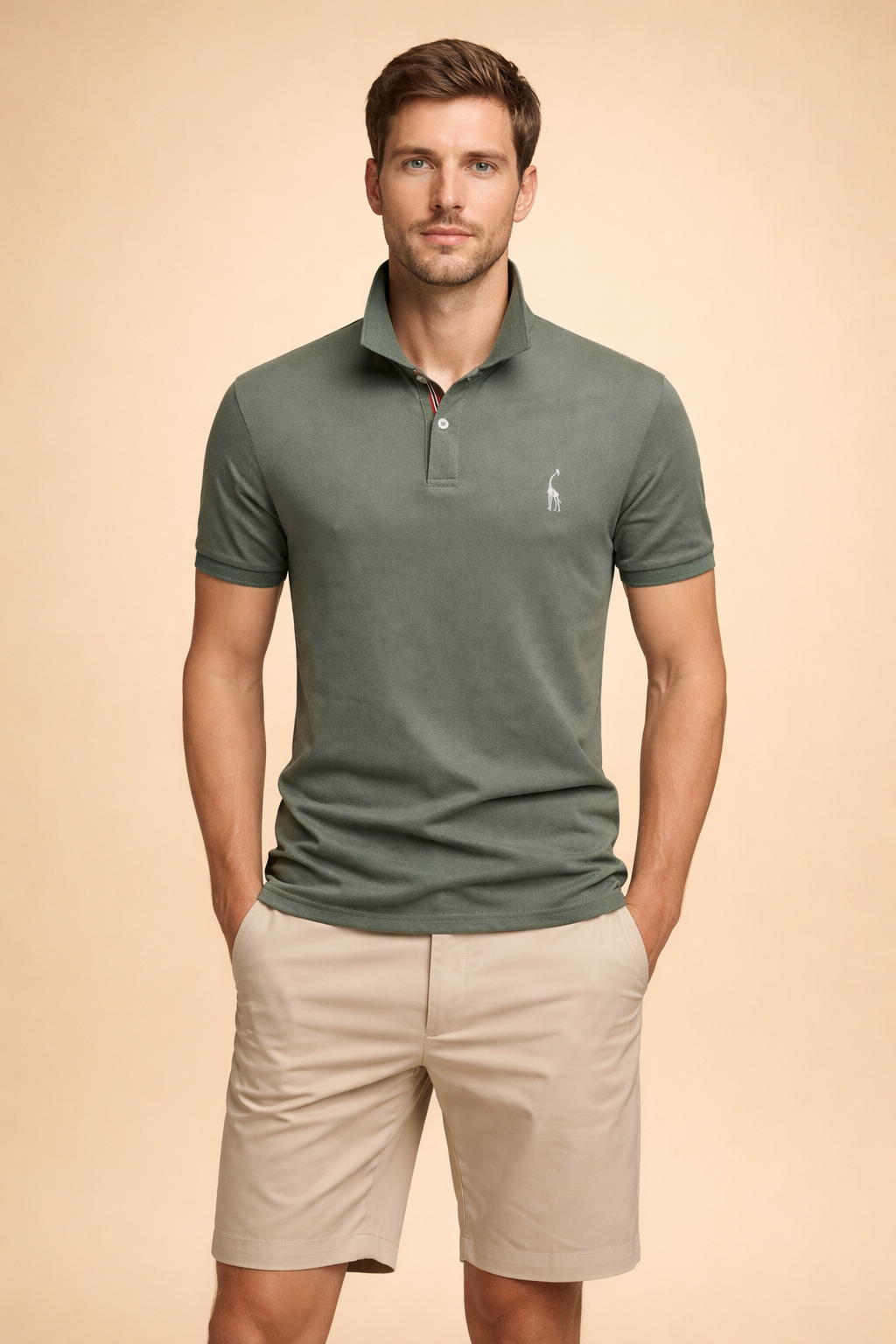 Men's classic everyday polo shirt in navy blue, a versatile smart casual essential.