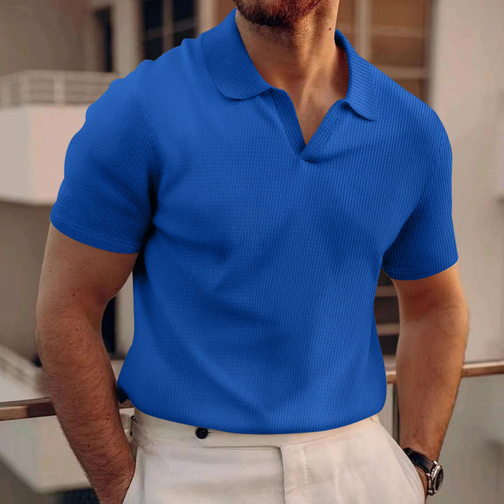 Stylish mens polo shirt with a classic fit, a must-have for casual menswear.