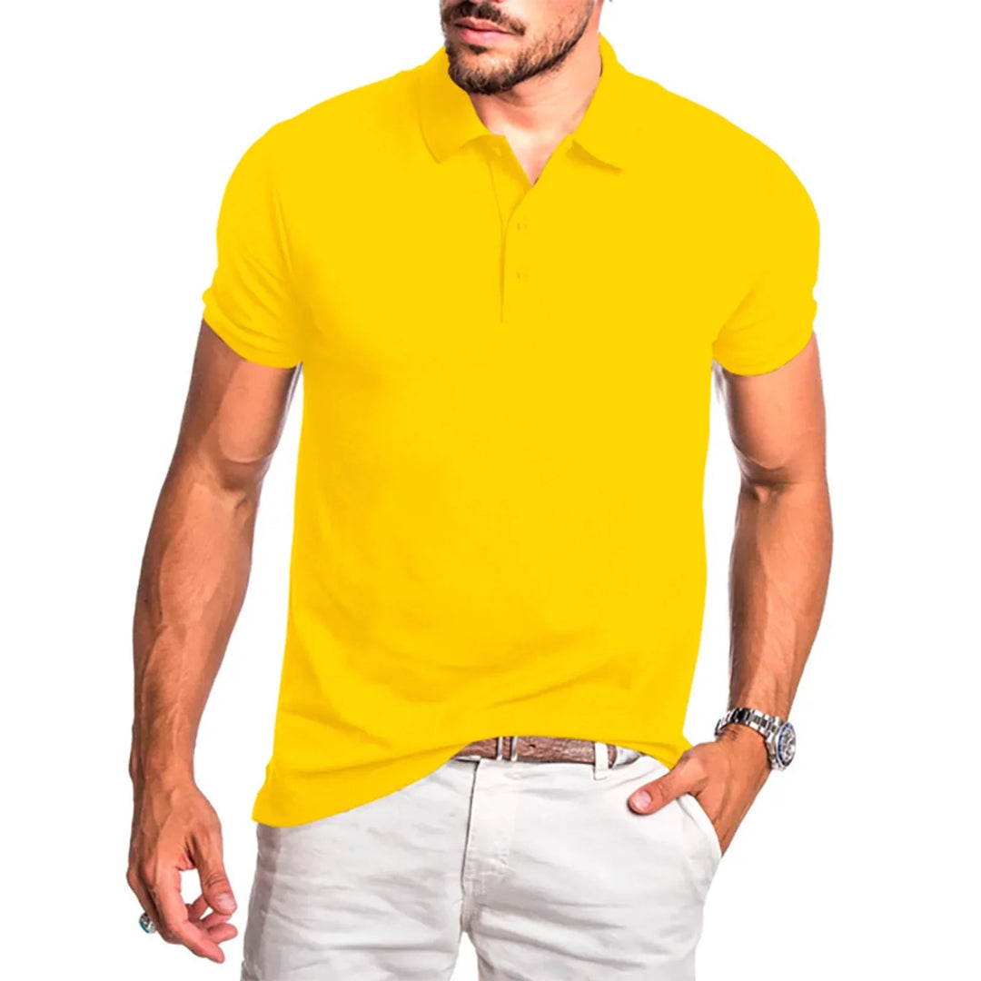 A versatile men's polo shirt with a tailored fit, perfect for smart casual occasions.