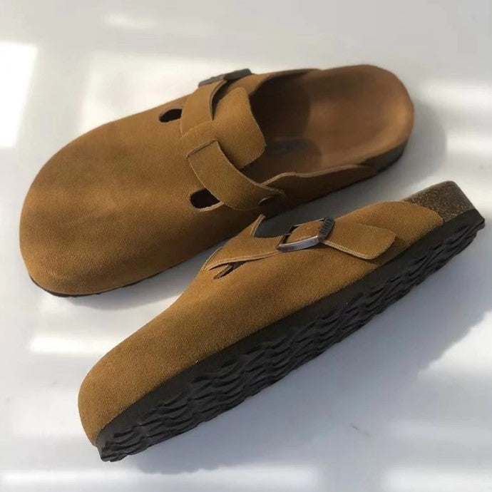 Comfortable vegan leather sandals, ideal for men's casual fashion