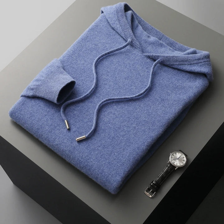 Cozy men's casual pullover hoodie, a versatile staple for any relaxed look.