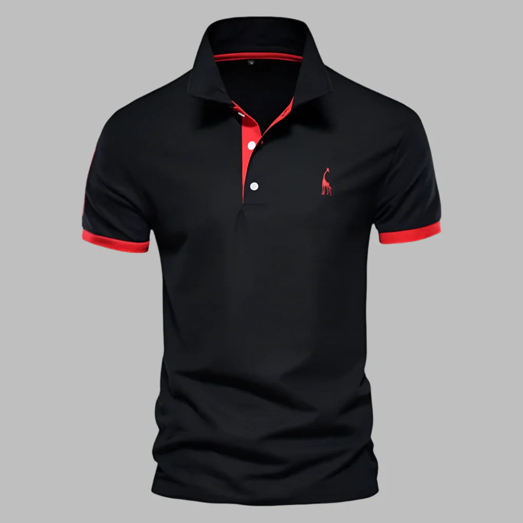 Versatile men's polo shirt, perfect for office, casual, or smart casual spring/summer fashion.