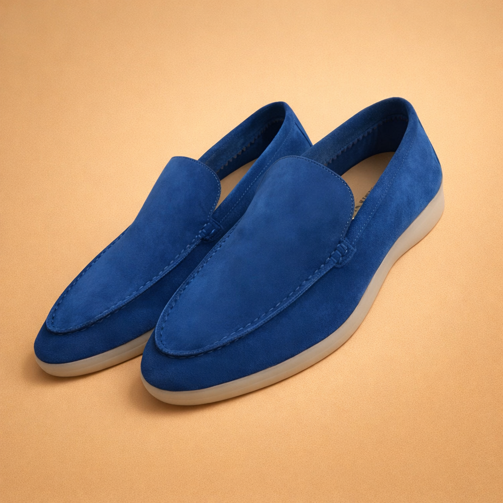 Classic men's penny loafers, Elio style. Premium leather slip-on shoes for elegant year-round comfort & fashion.