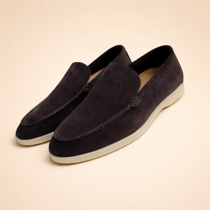 Men's Elio Classic Penny Loafers. Effortless slip-on style, supreme comfort, perfect for business & casual wear.