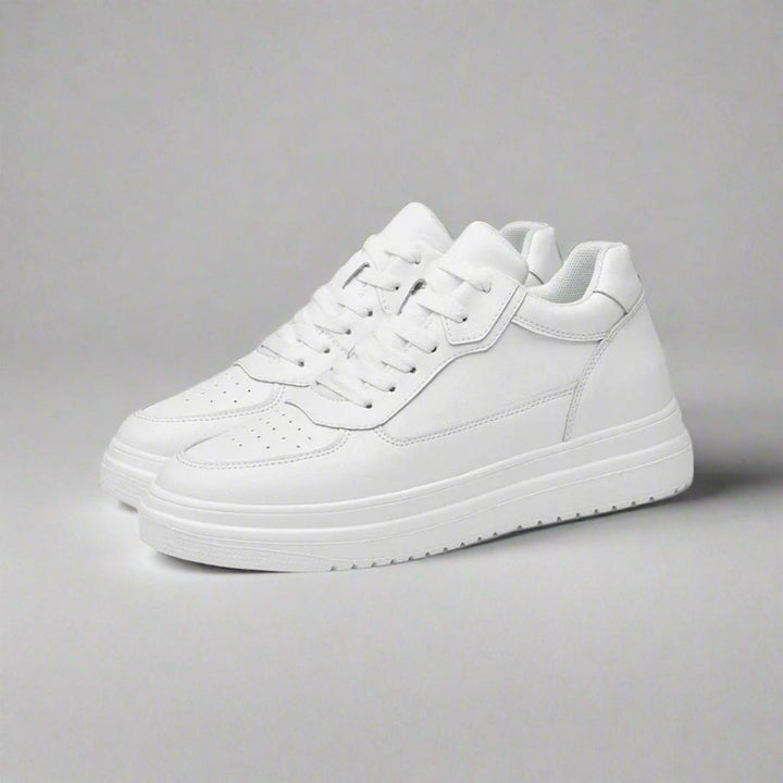 Men's height-increasing sneakers offering an invisible height boost and stylish, comfortable wear.