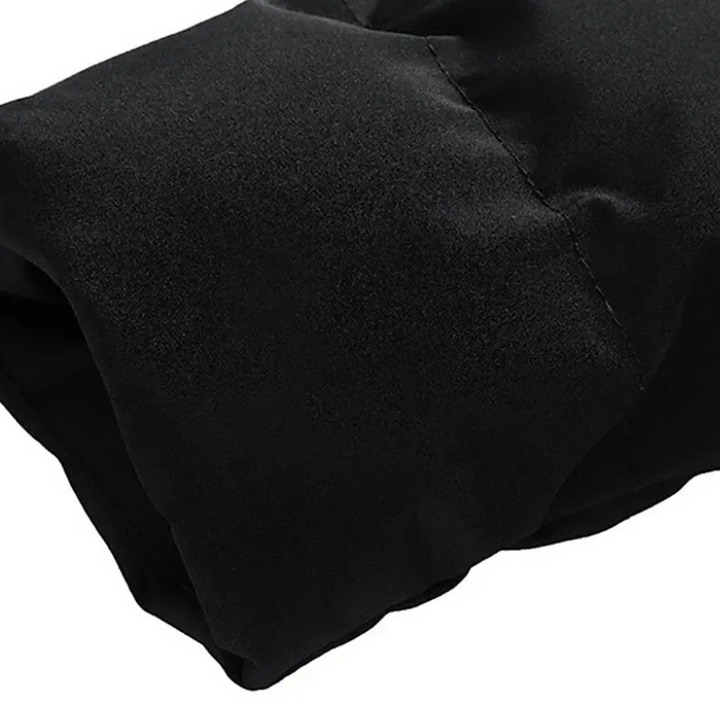 Ultimate winter warmth: Men's hooded quilted insulated puffer jacket, great for cold.