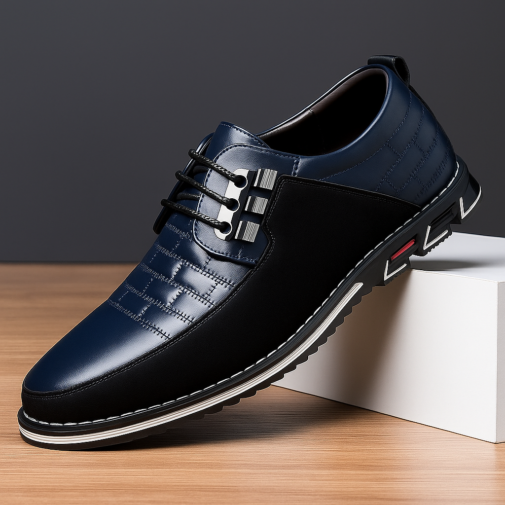 Comfortable men's hybrid oxfords featuring a flexible sole and breathable design for all-day wear.