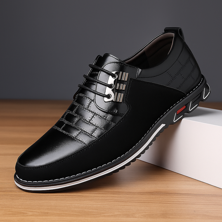 Stylish men's hybrid oxfords merging classic dress shoe elegance with modern, comfortable footwear design.