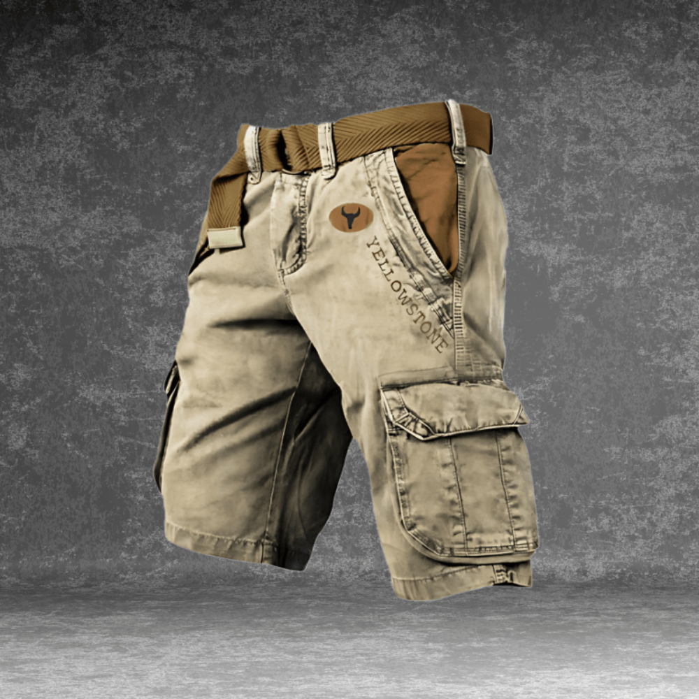 Versatile men's outdoor shorts: lightweight cargo style for work or travel.