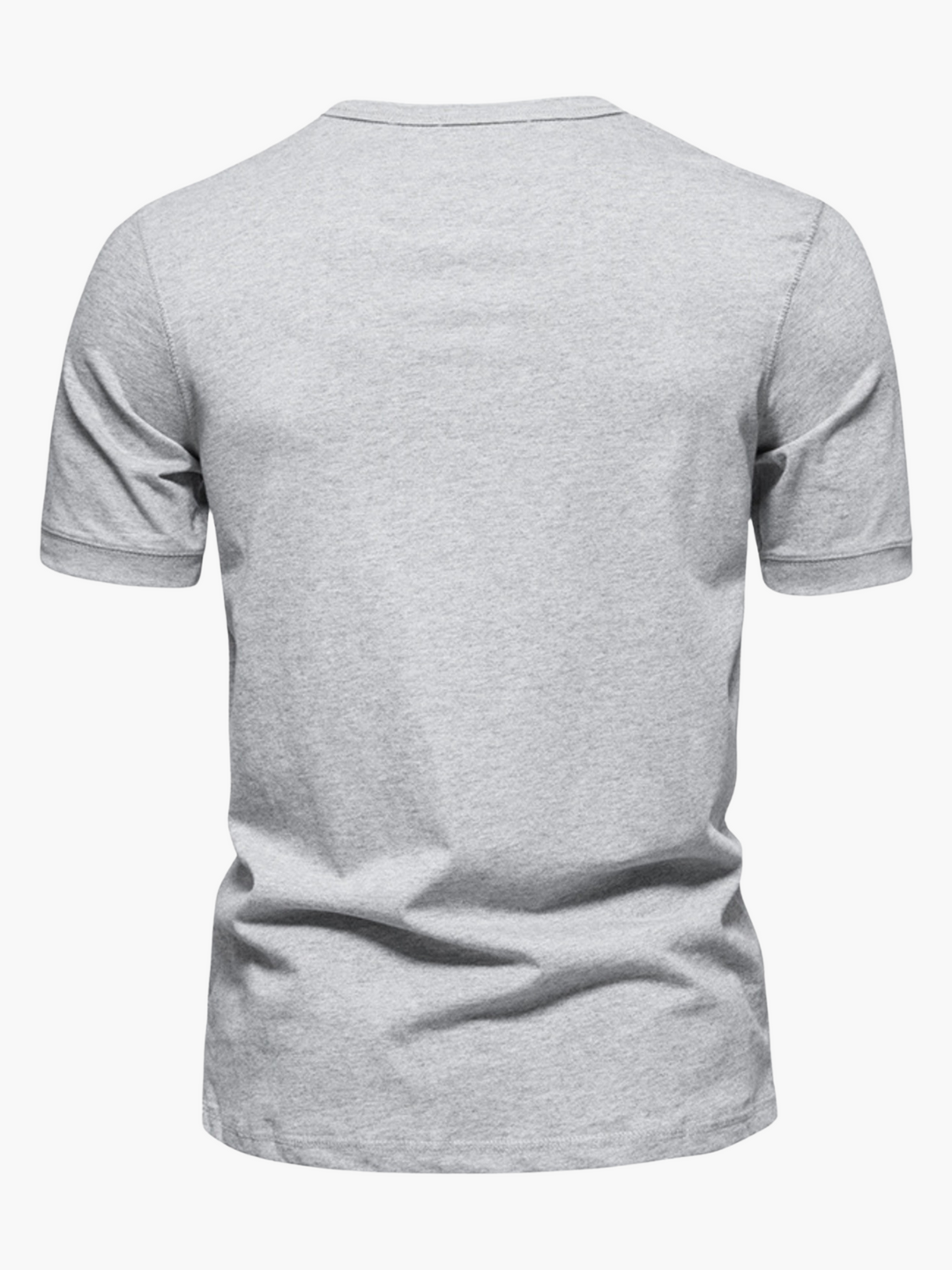 Packable men's short sleeve shirt for travel and summer