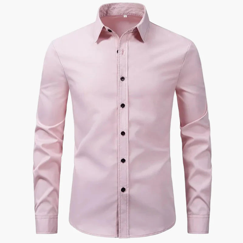 Comfortable men's long sleeve casual shirt, ideal for everyday style