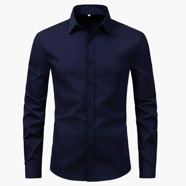 Easy care men's long sleeve shirt, perfect for travel and work