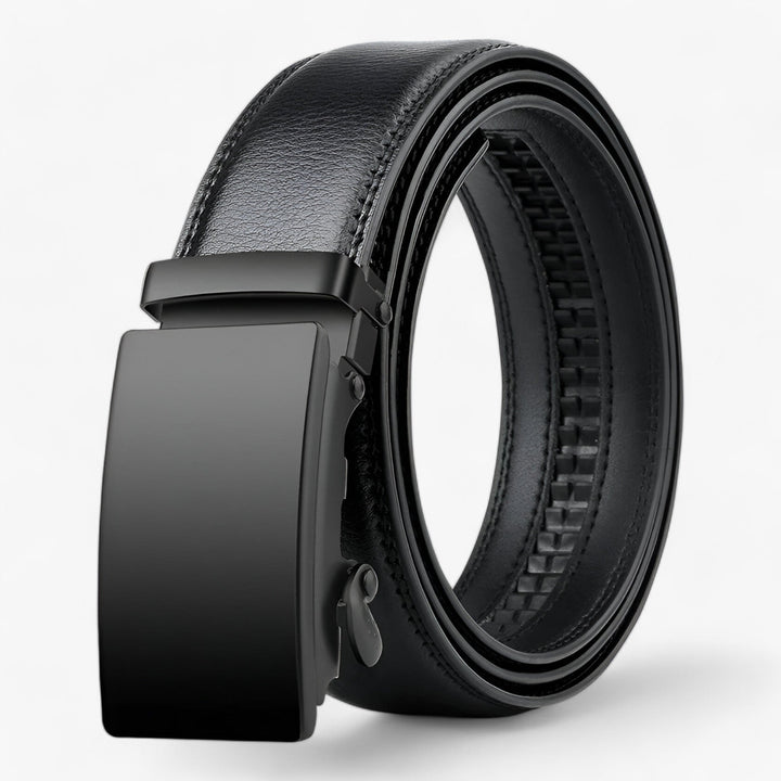 Men's Luxury Leather Automatic Buckle Belt
