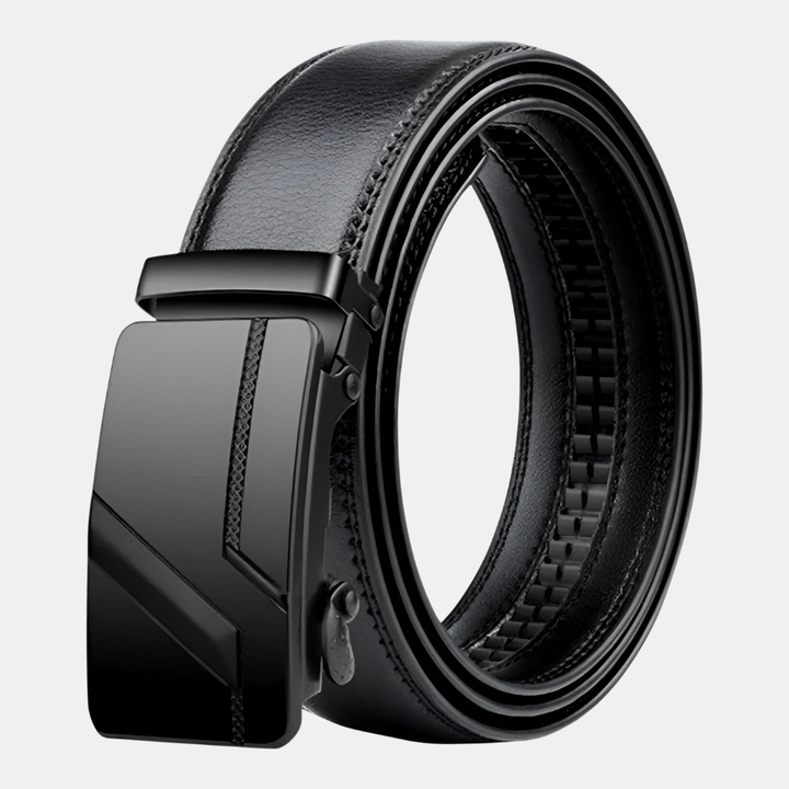 Men's Luxury Leather Automatic Buckle Belt