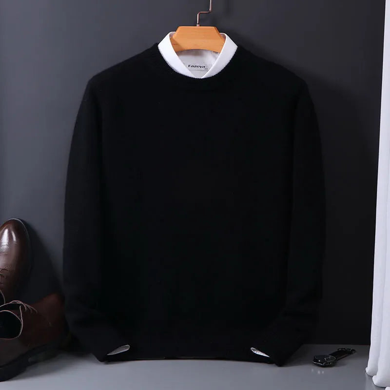 Men's Oliver luxury soft touch cashmere sweater in classic fit