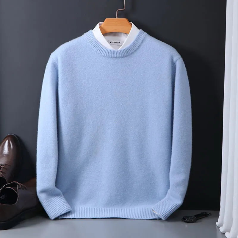 Oliver men's sweater: Soft touch luxury knitwear for versatile style