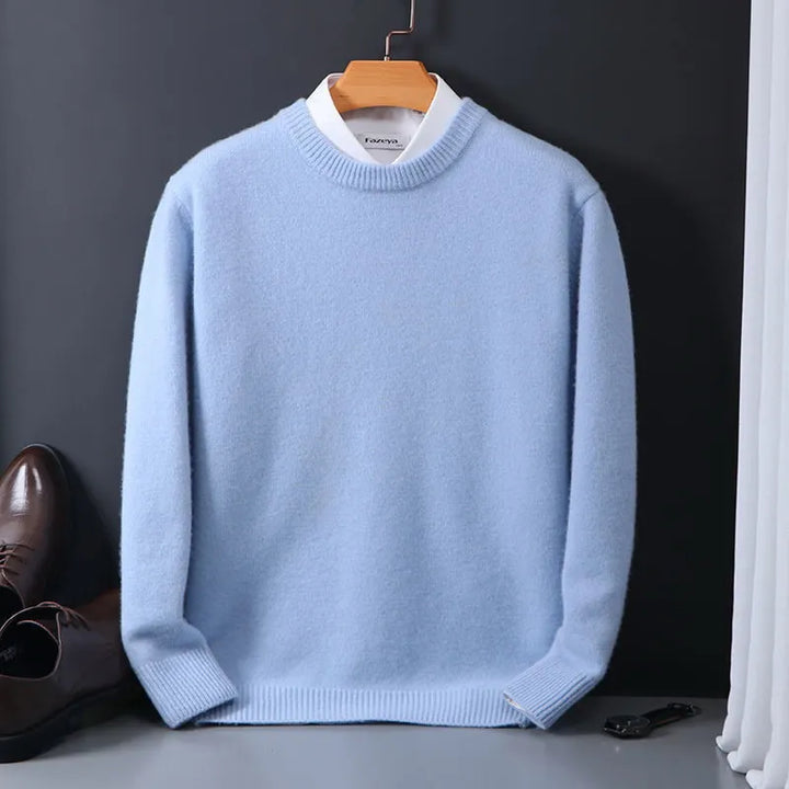 Oliver men's sweater: Soft touch luxury knitwear for versatile style