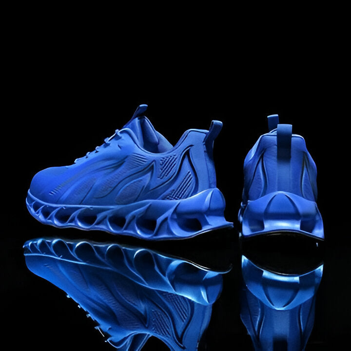 Mens orthopedic sneakers, providing arch support and foot pain relief for walking & running.