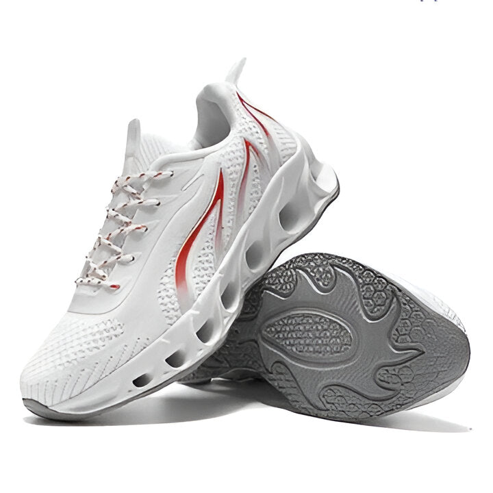 Mens non-slip, water-resistant orthopedic sneakers for comfortable walking and running.
