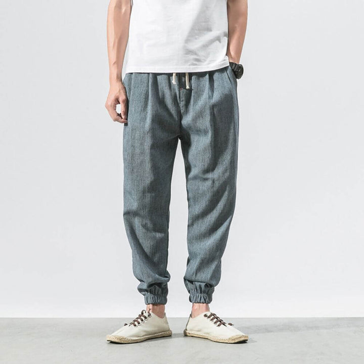 Lightweight men's spring pants, highly breathable for ultimate comfort and casual look.