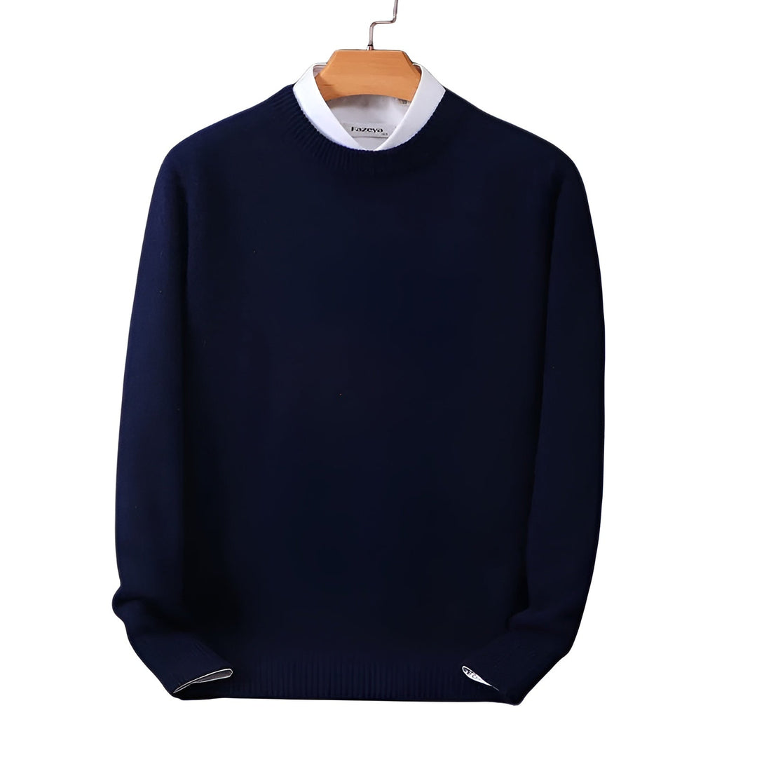 Premium men's round neck pullover, a must-have for comfortable and stylish casual wear.