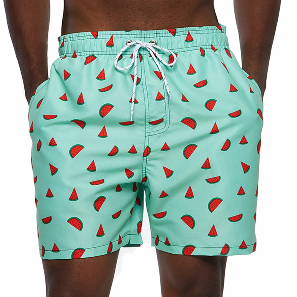 Mens athletic shorts crafted for swimming, with quick-drying properties.