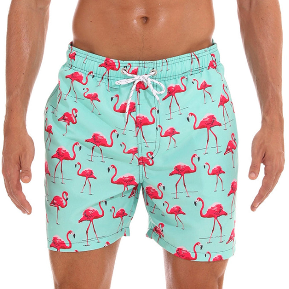Durable swim trunks for men, made with fast-drying fabric for all-day comfort.